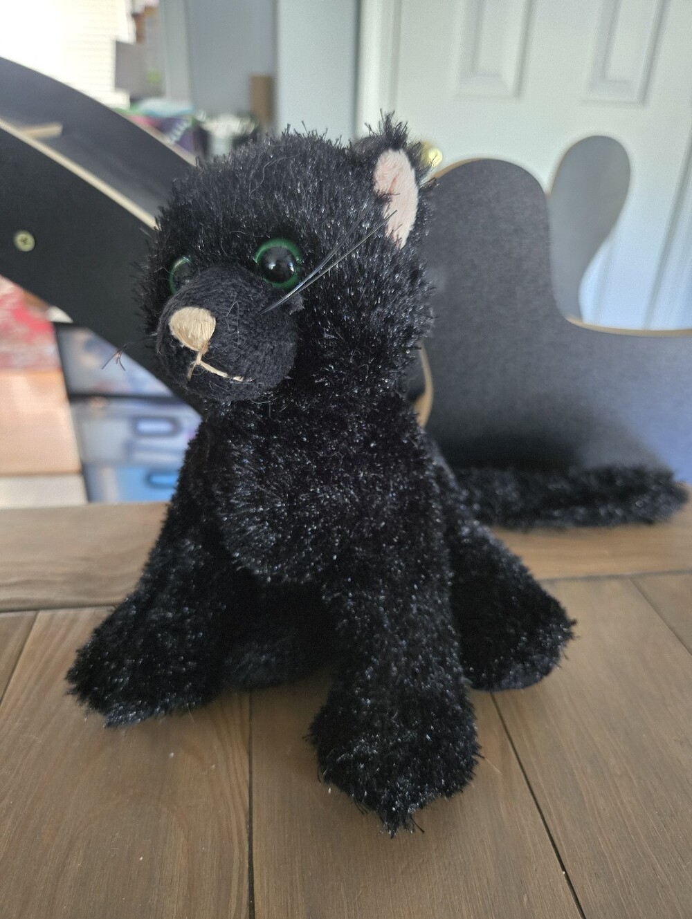 Ganz Webkinz Black Cat Plush Model HM135